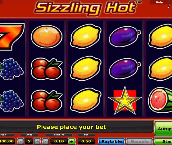 Игровой автомат Sizzling Hot: бонусы